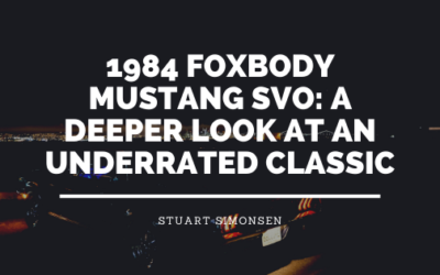 1984 Foxbody Mustang SVO: A Deeper Look At An Underrated Classic